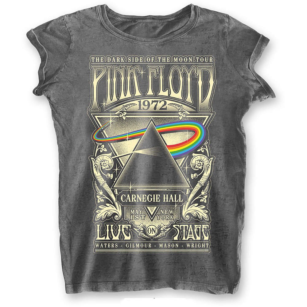 PINK FLOYD ピンクフロイド (結成 60周年 ) - Carnegie Hall / Black Label(ブランド) / Tシャツ / レディース - PGS
